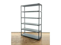 Discount PROREGAL Kunststoffregal Grey Bear Extra-Tall HxBxT 220 x 130 x 46 cm Fachlast 70 kg Grau