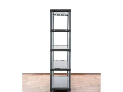 Best PROREGAL Kunststoffregal Big Grey Bear Tall HxBxT 180 x 80 x 46 cm Fachlast 160 kg Grau