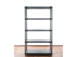 Best PROREGAL Kunststoffregal Big Grey Bear Tall HxBxT 180 x 80 x 46 cm Fachlast 160 kg Grau