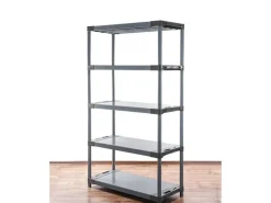 PROREGAL Kunststoffregal Grey Bear Tall HxBxT 180 x 80 x 46 cm Fachlast 120 kg