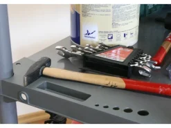 Discount PROREGAL Kunststoffregal Grey Bear Low HxBxT 138 x 150 x 46 cm Fachlast 70 kg Grau