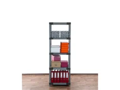 Best PROREGAL Kunststoffregal Big Grey Bear Tall HxBxT 180 x 70 x 46 cm Fachlast 160 kg Grau