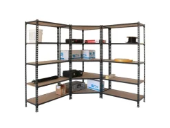 Best PROREGAL Mega Deal 1x Eckregal & 2x Schwerlastregal Muli HxBxT 180 x 180 x 30 cm Fachlast 200 kg Anthrazit Mega Deal 1x Eckregal + 2x Schwerlastregal Muli HxBxT 180 x 180 x 30 cm Fachlast 200 kg Anthrazit