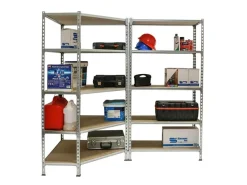 Sale PROREGAL Mega Deal 1x Eckregal & 1x Schwerlastregal Muli HxBxT 180 x 180 x 30 cm Fachlast 200 kg Verzinkt Mega Deal 1x Eckregal + 1x Schwerlastregal Muli HxBxT 180 x 180 x 30 cm Fachlast 200 kg Verzinkt