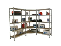 Best PROREGAL Mega Deal 1x Eckregal & 2x Schwerlastregal Muli HxBxT 180 x 180 x 40 cm Fachlast 200 kg Verzinkt Mega Deal 1x Eckregal + 2x Schwerlastregal Muli HxBxT 180 x 180 x 40 cm Fachlast 200 kg Verzinkt