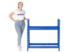 Outlet PROREGAL Mega Deal 5x Reifenregal Tiger HxBxT 100 x 110 x 35 cm Bis Zu 40 Reifen Blau