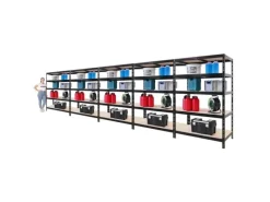 Sale PROREGAL Mega Deal 5X Schwerlastregal Tiger HxBxT 180x120x60cm Fachlast 265kg Schwarz