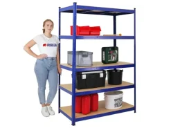 Best PROREGAL Mega Deal 2x Schwerlastregal Taurus HxBxT 180 x 120 x 60 cm Fachlast 175 kg Blau