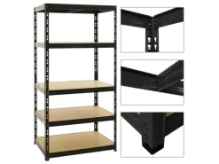 PROREGAL Mega Deal 2x Schwerlastregal Tiger HxBxT 180 x 90 x 45 cm Fachlast 265 kg 5-Ebenen