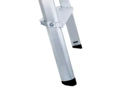 New PROREGAL ML Stufen-Stehleiter Einseitig Begehbar Eloxiert 5 Stufen Aluminium