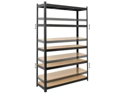 PROREGAL Schwerlastregal Ragnar für Gesamtlast 875 kg HxBxT 180 x 120 x 40 cm Kellerregal Steckregal Garagenregal Lagerregal