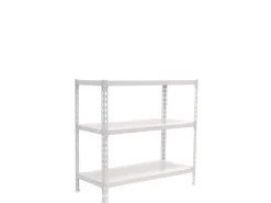 Clearance PROREGAL Schwerlastregal Baby Metal Shark HxBxT 90 x 100 x 50 cm Fachlast 180 kg Weiß