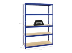 PROREGAL Schwerlastregal Big Elephant S HxBxT 180 x 120 x 45 cm Fachlast 250 kg