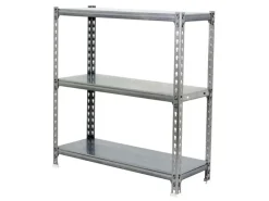 PROREGAL Schwerlastregal Baby Metal Shark HxBxT 90 x 90 x 40 cm Fachlast 180 kg Verzinkt