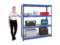 New PROREGAL Schwerlastregal Dino HxBxT 180 x 160 x 60 cm Fachlast 600 kg Blau