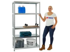 Discount PROREGAL Schwerlastregal Steel Eagle HxBxT 180 x 100 x 40 cm Fachlast 130 kg Verzinkt