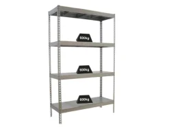 Outlet PROREGAL Schwerlastregal Metal Beast Four HxBxT 200 x 180 x 45 cm Fachlast 600 kg Verzinkt