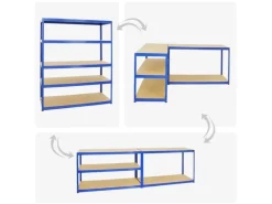 PROREGAL Schwerlastregal Giant Elephant HxBxT 180 x 150 x 60 cm Fachlast 200 kg