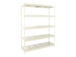 New PROREGAL Schwerlastregal Metal Beast Five HxBxT 200 x 150 x 60 cm Fachlast 600 kg Weiß