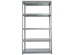 PROREGAL Schwerlastregal Steel Eagle HxBxT 180x100x60cm Fachlast 130kg Verzinkt