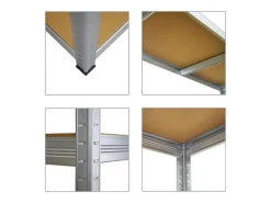 Outlet PROREGAL Schwerlastregal Giant Elephant HxBxT 180 x 180 x 60 cm Fachlast 200 kg Verzinkt