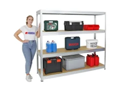 PROREGAL Schwerlastregal Dino HxBxT 180 x 200 x 60 cm Fachlast 500 kg