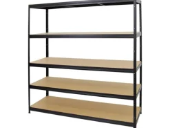 Hot PROREGAL Schwerlastregal Giant Elephant HxBxT 180 x 180 x 60 cm Fachlast 200 kg Schwarz