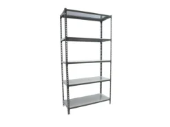 PROREGAL Schwerlastregal Big Metal Shark HxBxT 200 x 100 x 50 cm Fachlast 180 kg Anthrazit-Verzinkt