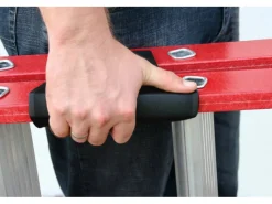 Clearance PROREGAL Stufen-Stehleiter Beidseitig Begehbar GFK & Alu 2 x 8 Stufen