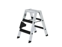 Outlet PROREGAL Stufen-Stehleiter Beidseitig Begehbar mit Clip-Step Relax 2 x 3 Stufen