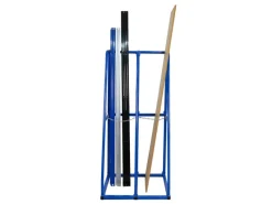 PROREGAL Vertikalregal RHINO Komplettregal HxBxT 150x69x60cm Blau