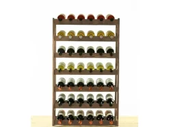 Discount PROREGAL Weinregal Pinotwine HxBxT 102 x 63 x 25 cm 42 Flaschen Massives Kiefernholz Geölt Braun