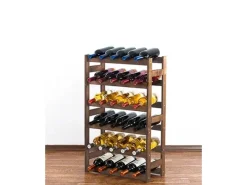 PROREGAL Weinregal Pinotwine HxBxT 86 x 53 x 25 cm 30 Flaschen Massives Kiefernholz Geölt