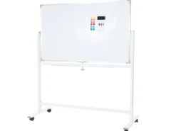 Discount PROREGAL Whiteboard HxBxT 186x160x50 cm Mobil Rollbar Inkl. Zubehör Magnettafel Memoboard Pinnwand