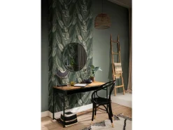 Rasch Vliestapete African Queen III Blätter Dunkelgrün 10,05 x 0,53 m