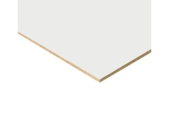 Rückwandplatte HDF einseitig Weiß 120 cm x 60 cm x 0,3 cm