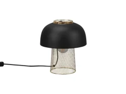 Reality Design-Tischleuchte Punch 1-flammig Schwarz Matt 25 cm x 25 cm