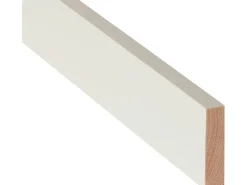 Discount Rechteckleiste Weiß lackiert 10 mm x 40 mm Länge 900 mm