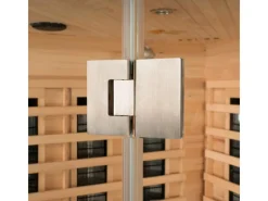 Outlet Home Deluxe Redsun Deluxe Infrarotkabine PLUS Tannenholz Natur M