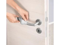 Reer Türgriffschutz HandleGuard Silikon 2 cm x 13 cm x 2 cm Grau 2 Stück