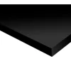 Outlet Regalboden aus Melaminbeschichteter Spanplatte 200 cm x 50 cm x 1,6 cm Schwarz