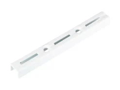 New Regalschiene 200 cm bis 55 kg Weiß