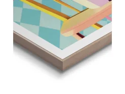 Reinders Gerahmtes Bild Floral Chair für Wohnzimmer 50 cm x 40 cm Mehrfarbig