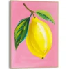 Hot Reinders Gerahmtes Bild Juicy Lemon für Küche 40 cm x 30 cm Gelb