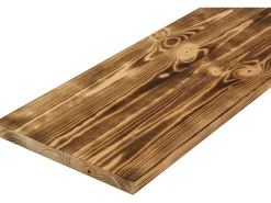 Rettenmeier Leimholzplatte Kiefer Antik Geflammt 200 cm x 30 cm x 1,8 cm