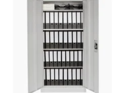 Discount rikta Metallschrank 2-türig (B x T x H) 80 x 40 x 168 cm RAL 7035 Lichtgrau