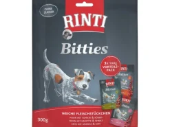 Hot Rinti Hunde-Natursnacks Bitties Vorteilspack 3 x 100 g