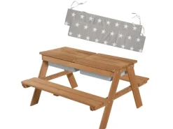 Outlet roba Kindersitzgarnitur in Outdoor + mit Spielwannen und Sitzkissen Little Stars Natur