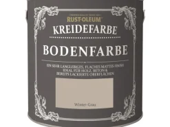 New Rust-Oleum Kreide-Bodenfarbe Winter-Grau 2,5 l Wintergau