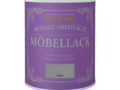 Clearance Rust-Oleum Möbellack Metallisch Matt 750 ml Silber